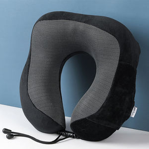 Almohadas de espuma viscoelástica con forma de U, bolsa de almacenamiento para reposacabezas, 3 en 1 - Product Image 4