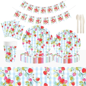 Platos de Papel para Fruta DAMAI, Decoraciones para Fiestas de Cumpleaños de Verano, Vajilla Desechable para Fruta, Artículos para Fiestas, Recuerdos para Niñas - Product Image 2