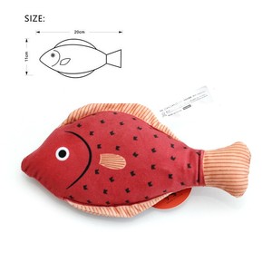 Kingtale Squeak personnalisé, jouets interactifs et durables pour chat, herbe à chat, <span class=keywords><strong>poisson</strong></span> saury, pour exercice intérieur de chaton - Product Image 5