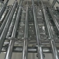 Plateforme d'accès modulaire complète à verrouillage annulaire de type rosette pour échafaudage de maintenance de façade en hauteur