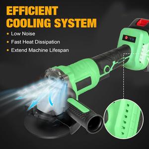 8100rpm 20V Brushless Cordless Angle Industrial DIY <b>Tool</b> Battery <b>Powered</b> With Grinding Wheel CA-20A-2 Brushless Cordless Angle - Product Image 6