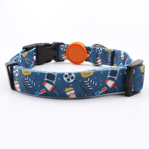 <span class=keywords><strong>Collar</strong></span> de Perro de Poliéster con Estampado Personalizado, Ajustable, con Diseño Moderno y Decoración de Piel - Product Image 2