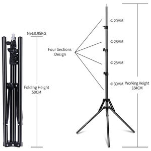 Tripod Lampu Studio Ringan 1.8m untuk Flash Fotografi - Product Image 1