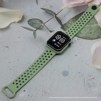 Reloj Decorativo para Niños, Hombres y Mujeres, con Correa de Plástico Cuadrada de 1 Pulgada, Pantalla Numérica, Resistente al Agua 30M