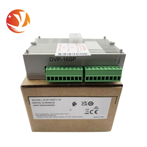 อุปกรณ์ควบคุมโปรแกรมได้ PLC 16 I/O 110V DVP16SP11R ของแท้พร้อมการสื่อสารลิงก์ I/O สินค้าใหม่ - Product Image 1