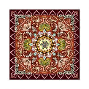 Bandana carrée unisexe personnalisée avec logo, imprimée intégralement, style hip-hop, pour moto, collection été, OEM, à prix abordable - Product Image 1