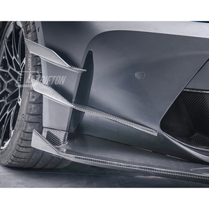 CMST V3 Style Dry Carbon Fiber Front Lip For BMW G80 G81 M3 G82 G83 <b>M4</b> 2020-2024 Body Upgrade - Product Image 4