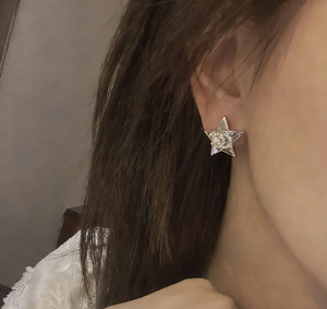 New Arrival Luxury <strong>Earrings</strong> Jewelry New Fashion Crystal Design Letter Stud <strong>Earrings</strong> <strong>for</strong> <strong>Women</strong> - Product Image 5