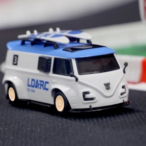 Voitures miniatures télécommandées en métal 1:64, modèle de loisir pour enfants, jouets de bureau, décoration de collection, voiture RC micro van professionnelle 2.4G 8 canaux - Product Image 3
