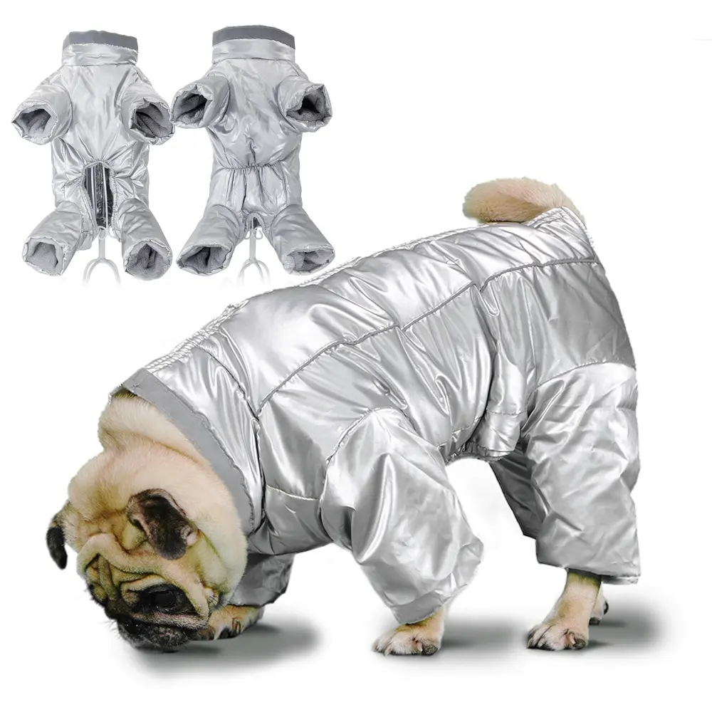 Ropa reflectante impermeable para mascotas, ropa cálida para perros Pitbull, gran oferta