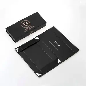 豪华品牌纸盒折叠结婚礼品盒纸板发货定制印刷磁性盖丝带包装礼品盒