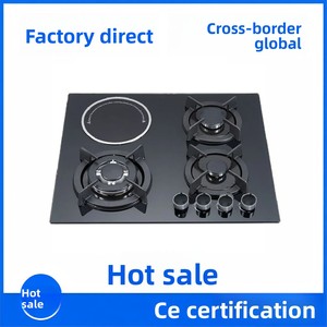 Estufa Empotrable de 4 Quemadores (1 Eléctrico y 3 de <span class=keywords><strong>Gas</strong></span>) de 24 Pulgadas, Multifuncional, Ahorro de Energía - Product Image 5