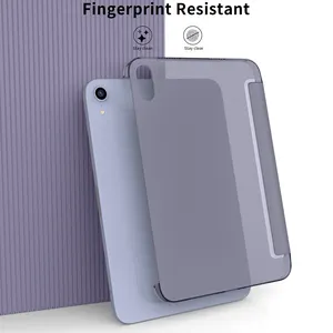 Легкий чехол-подставка для 2024 iPad Air 11 с полупрозрачной матовой задней крышкой для iPad Air 5-го/4-го поколения 10,9 дюймов