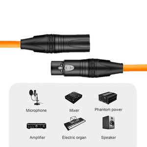XLR Audio <b>Cable</b> Male To Female PVC Jacket Braid Shielding For Mixer Amplifier Microphone Speaker Connection - Product Image 4