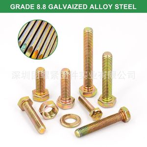 720pcs Carbon Steel Zinc Plated M4 M5 M6 Hex Bolts Nuts Washers Set Grade 8.8 For High Strength Applications - Product Image 5