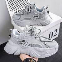 Nouvelles baskets décontractées pour hommes, vente directe usine, tendance, rehaussantes, sportives, best-seller, en maille respirante, style clunky