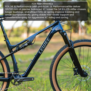 Vélo de montagne XC en carbone de 29 pouces, suspension intégrale, <span class=keywords><strong>VTT</strong></span> 12 vitesses, suspension pneumatique, vélo de <span class=keywords><strong>cross</strong></span>-<span class=keywords><strong>country</strong></span> - Product Image 2
