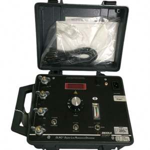 โอห์มมิเตอร์ความต้านทานต่ำแบบดิจิตอล47000 (dlro) ไมโครโอห์มมิเตอร์, ความละเอียด0.1, ความแม่นยำของ0.25% ±, 10การทดสอบปัจจุบัน - Product Image 1