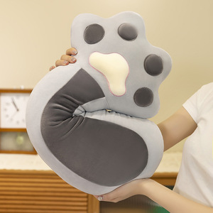 Almohada <span class=keywords><strong>de</strong></span> Felpa con Forma <span class=keywords><strong>de</strong></span> Pata <span class=keywords><strong>de</strong></span> Gato en Varios Tamaños, Juguete <span class=keywords><strong>de</strong></span> Peluche Súper Suave Relleno <span class=keywords><strong>de</strong></span> Algodón PP con Logotipo Personalizado/OEM ODM para el Hogar y Regalos - Product Image 3