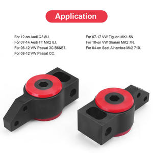 Kit de Bujes de Poliuretano para Brazo de Control Delantero Derecho para Volkswagen Passat B6 B7 Audi Q3, Material de Resorte de Goma, Hecho para ABARTH VW - Product Image 3