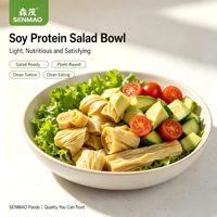 Senmao Factory Price 3KG Wholesale Dried Soy Tofu Dices Hot Pot Soup Stir Fry Restaurants Foodservice Supply Bean Cubes