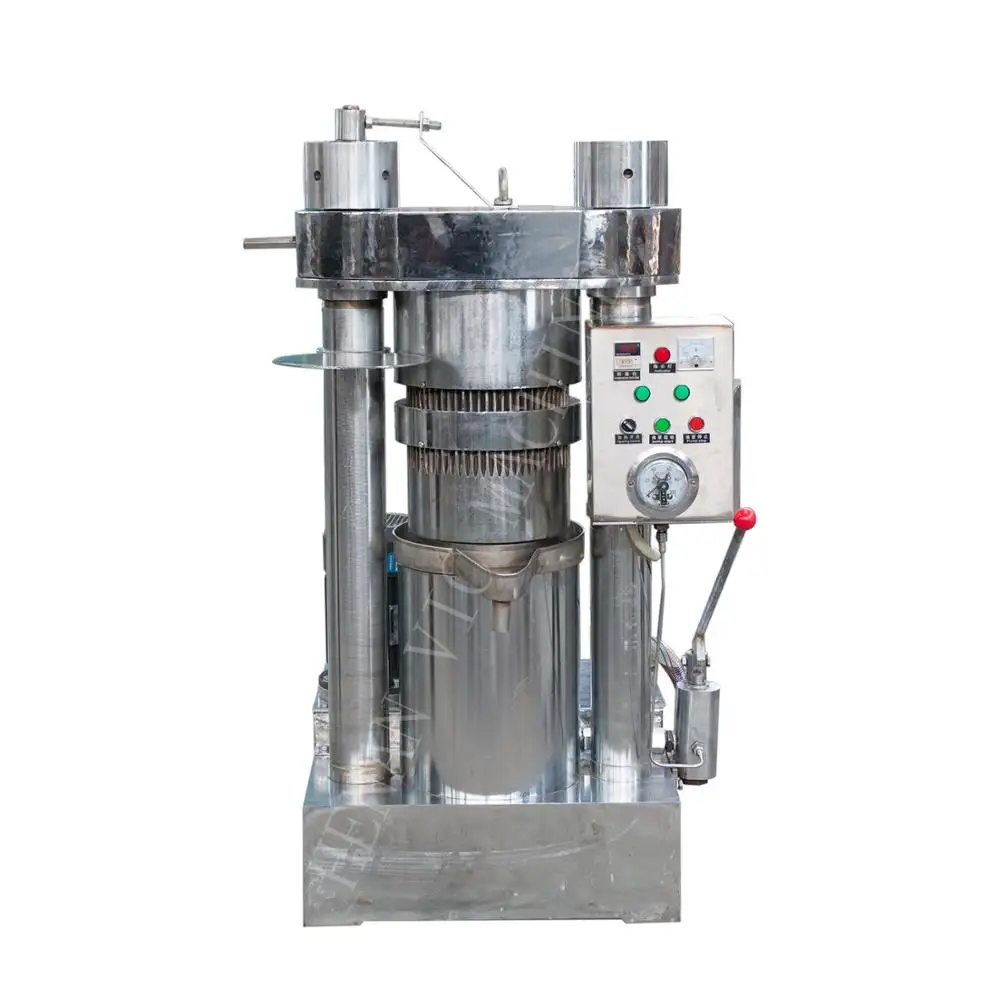 stainless steel hydraulic cold oil press machine
