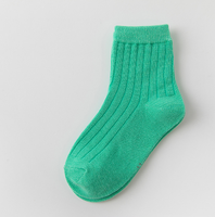 Chaussettes Enfants en Coton Côte Unies Colorées et Tendance, Meilleures Ventes, Personnalisées, Vente en Gros
