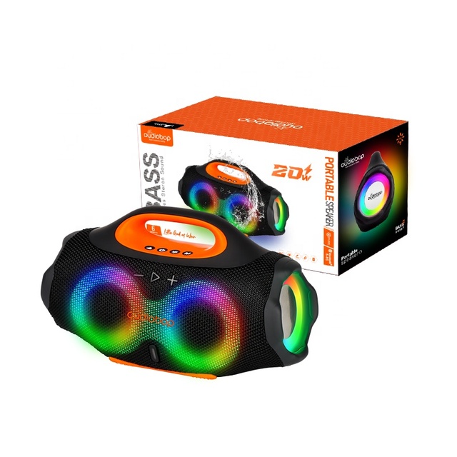 Oudiobop Factory Price Box Stereo Portable Midrange Speaker High Power Booms Wireless Sound Garden BBQ Factory Price