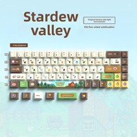 Cherry Side-Printed Backlit PBT Sublimated Mechanical Keyboard Keycaps Anime Keycaps Keycaps