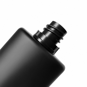 Luxury Black <b>Plastic</b> Cosmetic Squeeze <b>Tube</b> with Gold Electroplated Screw Cap - Product Image 3