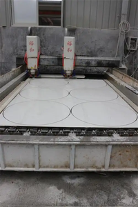 Đế Quốc Đá Nhân Tạo Màu Xám thạch anh Vòng bảng Top <span class=keywords><strong>Countertop</strong></span> - Product Image 6