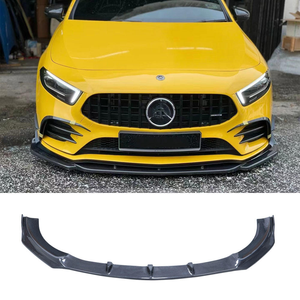 Lèvre avant en fibre de carbone style FD pour Mercedes-Benz <span class=keywords><strong>Classe</strong></span> A W177 A180 <span class=keywords><strong>A200</strong></span> A250 Sport 2019-2023 - Product Image 1