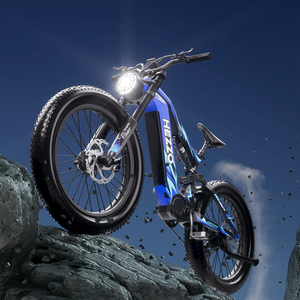 HEZZO K9 E-bike 1000W Motor 70-90KM Range Waterproof App Control 26Inch Aluminum Alloy 9-Speed 50km/h Lithium Battery Front - Product Image 3