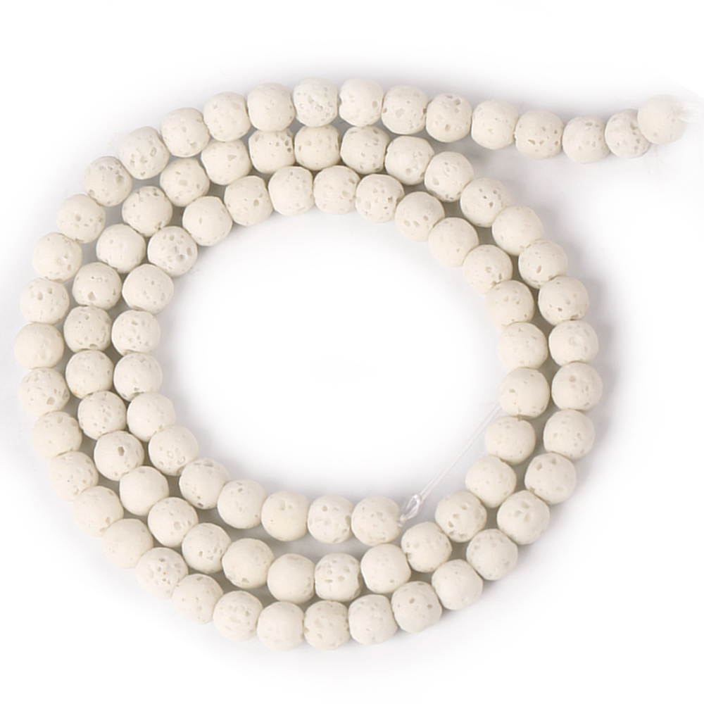 Perles rondes kaki 4 mm, 88 pièces