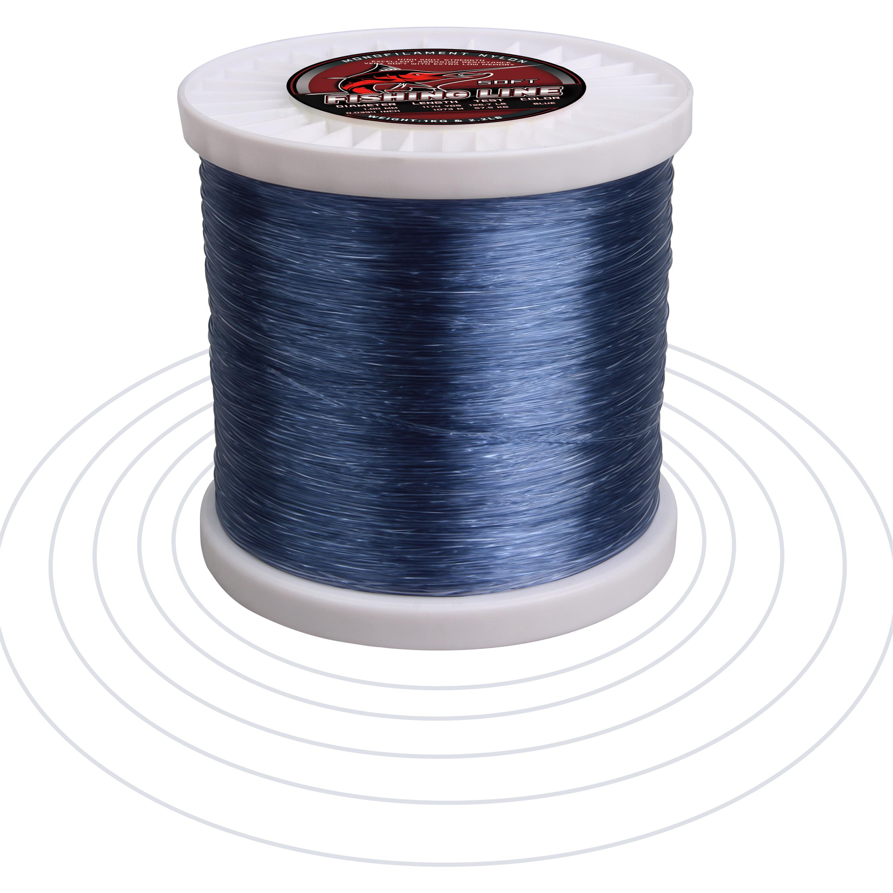 Wholesale Monofilament Nylon Fishing Line - Clear & Blue Wholesale Monofilament Nylon Fishing Line - Clear & Blue
