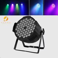 Lumières de scène DJ activées par le son, DMX multicolores, 54x3W RGB LED, lumières laser, IP54, alliage d'aluminium, concerts, fêtes, événements, mariages