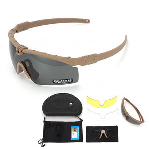 نظارات إطلاق نار رياضية خارجية CS عدسات قابلة للتبديل نظارات أمان مقاومة للصدمات نظارات تكتيكية باليستية - Product Image 3