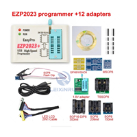 Programmeur EZP2023+ avec 12 adaptateurs – Programmeur SPI FLASH haute vitesse pour BIOS 24/25/93 et 25T80, gravure hors ligne QFN8/WSON8 SOP8