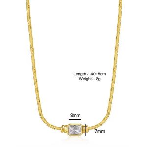 Acero inoxidable mantener el color libre <span class=keywords><strong>de</strong></span> alergias moda <span class=keywords><strong>de</strong></span> lujo colorido circón <span class=keywords><strong>tejido</strong></span> <span class=keywords><strong>cadena</strong></span> collar pulsera oro - Product Image 1