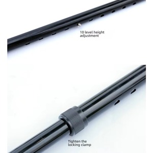 Portable Hand Walking Stick Non-slip 4 Section Adjustable Canes for Walking Hiking Aluminium Alloy Folding Cane for Elderly - Product Image 4