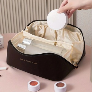 <span class=keywords><strong>Bolsa</strong></span> de Cosméticos para Mujer 2026, Superventas, Portátil, de Viaje, con Cierre, de Cuero PU, Impermeable, con Asa - Product Image 2