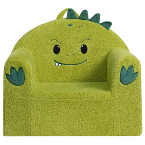 Canapé-lit pour enfants en mousse 28D ultra-douce, design <span class=keywords><strong>dinosaure</strong></span> vert, fabrication OEM ODM, pour garçons et filles, idéal pour la salle de jeux - Product Image 1