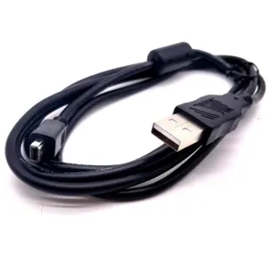 1.5m 14P 14Pins USB camera cable with one ferrite For FinePix A205 FinePixA205S FinePix A210 FinePix A310 FinePix A330 For Fuji