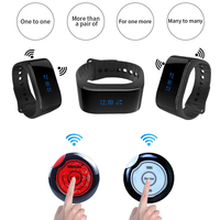 Bracelet vibrant étanche montre récepteur sans fil Restaurant téléphone serveur sans fil appel Bell Restaurant Serv