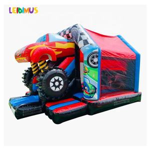 Maison Pvc Commercial Pas Cher Bouncing Bouncy Lively Cars Merveilleux Château gonflable de rebond - Product Image 4