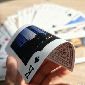 Cartes à jouer personnalisées pour adultes, cartes en papier, jeux de société, publicité familiale, impression de cartes de poker, fabricants de voyages - Product Image 2