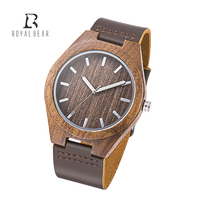 Montre en bois de bambou personnalisée OEM pour hommes et femmes, vente en gros