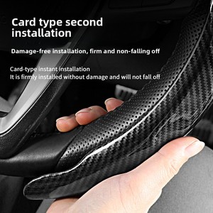 <span class=keywords><strong>Funda</strong></span> Universal <span class=keywords><strong>para</strong></span> <span class=keywords><strong>Volante</strong></span> de Fibra de Carbono, Deportiva, de Cuero, Antideslizante, Transpirable, de 38 cm, <span class=keywords><strong>para</strong></span> las Cuatro Estaciones - Product Image 2