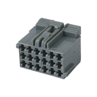 Connecteur de câblage femelle brun à 21 broches, remplace Tyco 1-967625-1