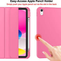 Étui de protection intégral pour tablette avec support pliable à 3 volets et porte-crayon, antichoc et durable, pour iPad A16 10e et 11e génération – Meilleures ventes